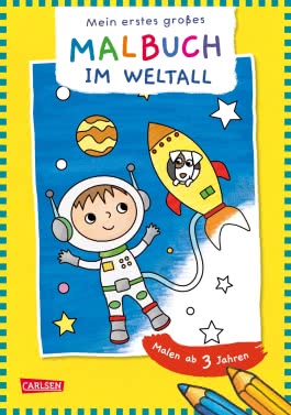 Mein erstes großes Malbuch: Im Weltall