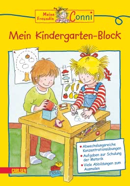 Conni Gelbe Reihe (Beschäftigungsbuch): Mein Kindergarten-Block