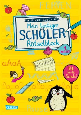 Rätselspaß Grundschule: Mein lustiger Schüler-Rätselblock