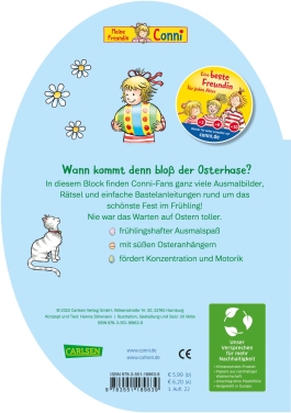Conni Gelbe Reihe (Beschäftigungsbuch): Mein Oster-Mal-Spaß  