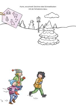 Conni Gelbe Reihe (Beschäftigungsbuch): Mein Schablonen-Malbuch für Weihnachten