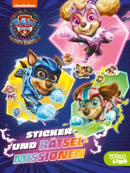 PAW Patrol - Mighty Movie: Sticker- und Rätsel-Missionen 