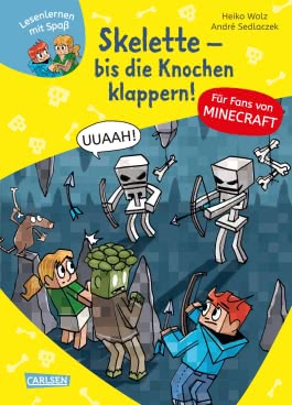 Lesenlernen mit Spaß – Minecraft 7: Skelette – bis die Knochen klappern!