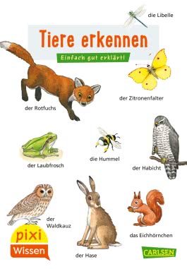 Pixi Wissen 30: Tiere erkennen