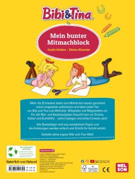 Bibi und Tina: Große Helden - Kleine Künstler: Mein bunter Mitmachblock