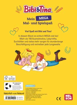 Bibi und Tina: Mein MEGA Mal- und Spielspaß