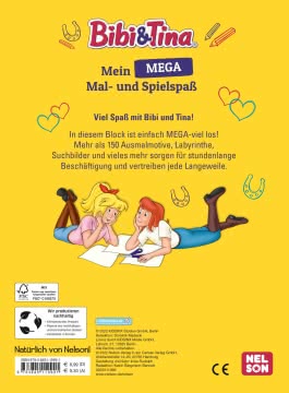 Bibi und Tina: Mein MEGA Mal- und Spielspaß