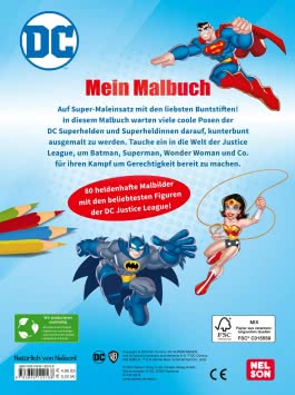 DC Superhelden: Mein Malbuch