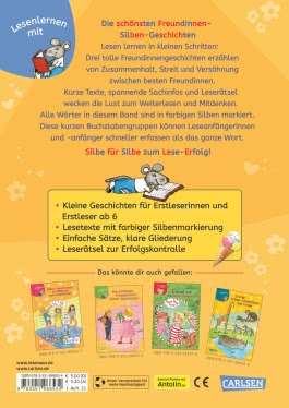 LESEMAUS zum Lesenlernen Sammelbände: Die schönsten Freundinnen-Silben-Geschichten