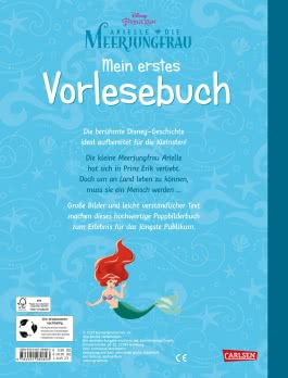 Disney: Arielle, die kleine Meerjungfrau  –  Mein erstes Vorlesebuch