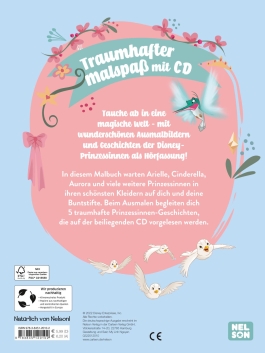 Disney Prinzessin: Traumhafter Malspaß mit CD