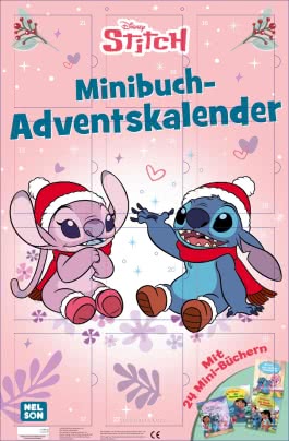 Rückseite von „Disney Stitch Minibuch-Adventskalender 2026“