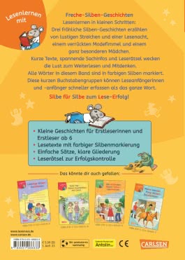 LESEMAUS zum Lesenlernen Sammelbände: Freche Silben-Geschichten