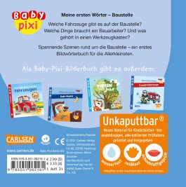 Baby Pixi (unkaputtbar) 101: HABA Meine ersten Wörter: Baustelle