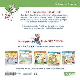 LESEMAUS 204: 3-2-1- los! Zusammen sind wir stark!