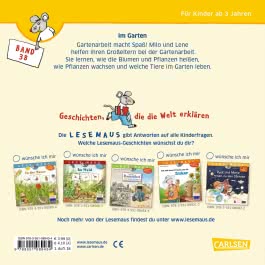 LESEMAUS 38: Im Garten