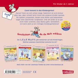 LESEMAUS 9: Conni kommt in den Kindergarten 