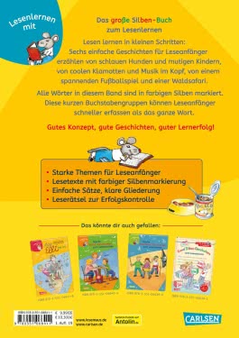 LESEMAUS zum Lesenlernen Sammelbände: Das große Silben-Buch zum Lesenlernen 