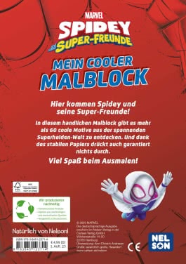 MARVEL Spidey und seine Super-Freunde: Mein cooler Malblock