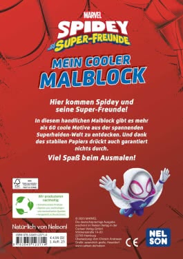 MARVEL Spidey und seine Superfreunde: Mein cooler Malblock