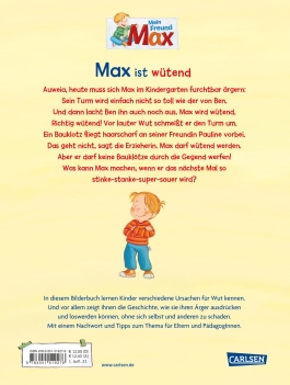 Max-Bilderbücher: Max ist wütend