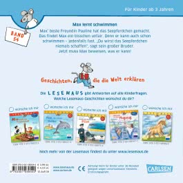 LESEMAUS 54: Max lernt schwimmen
