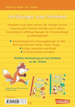 Mein bunter Vorschulblock mit Schwungübungen