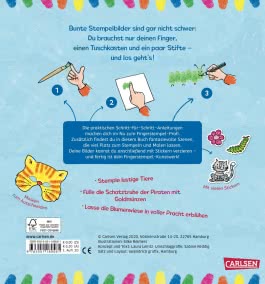 Mein buntes Fingerstempel-Malbuch