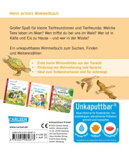 Unkaputtbar: Mein erstes Wimmelbuch: Unsere Tiere