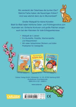 Mein lustiger Osterblock mit Stickern