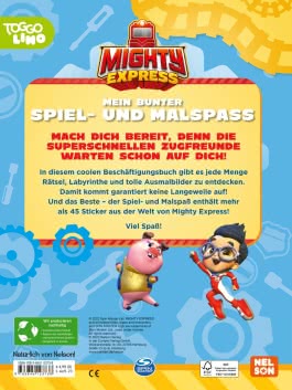 Mighty Express: Mein bunter Spiel- und Malspaß
