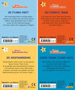 Nelson Mini-Bücher: 4er Unser Sandmännchen: Gute-Nacht-Geschichten 5-8