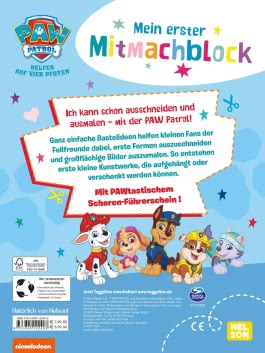 PAW Patrol: Große Helden - Kleine Künstler: Mein erster Mitmachblock