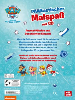 PAW Patrol: PAWtastischer Malspaß mit CD