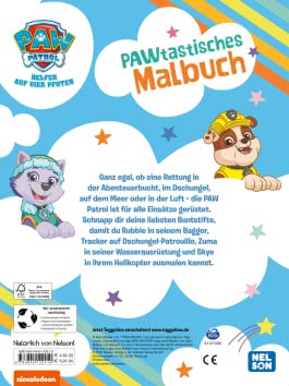 PAW Patrol: PAWtastisches Malbuch