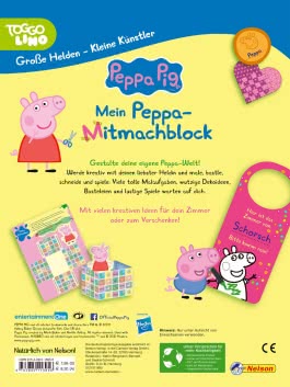 Peppa: Große Helden - Kleine Künstler: Mein Peppa-Mitmachblock