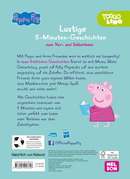 Peppa Wutz Gutenachtgeschichten:  Lustige 5-Minuten-Geschichten