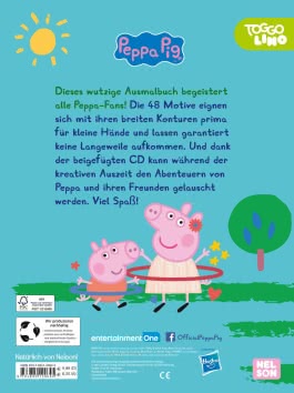 Peppa:  Mein fröhlicher Malspaß mit CD