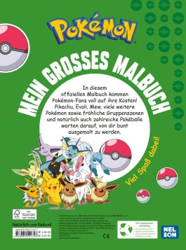 Pokémon: Mein großes Malbuch