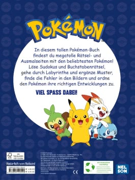 Pokémon: Mein großes Rätselbuch