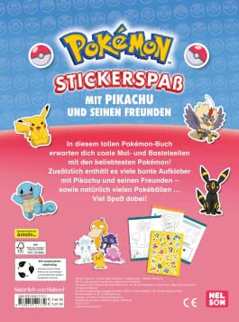 Pokémon: Stickerspaß mit Pikachu und seinen Freunden