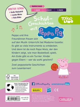 Schul-Geschichten mit Peppa Pig 