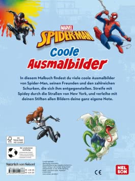 Spider-Man: Coole Ausmalbilder