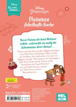 Disney: Es war einmal ...: Vaianas fabelhafte Suche (Disney Prinzessin)