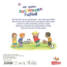 Wir spielen zusammen Fußball