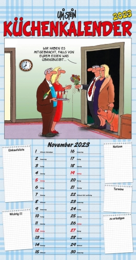 Uli Stein – Küchenkalender 2023: Monatskalender für die Wand