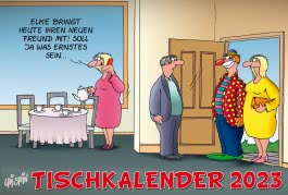 Uli Stein – Tischkalender 2023: Monatskalender zum Aufstellen
