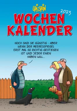 Uli Stein – Wochenkalender 2023: Taschenkalender mit Spiralbindung und Gummiband