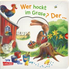 Wer hockt im Grase? Der ... Osterhase!