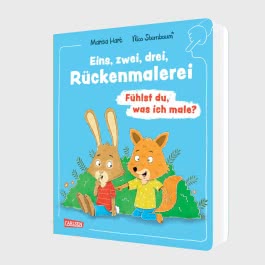 1,2,3 Rückenmalerei
